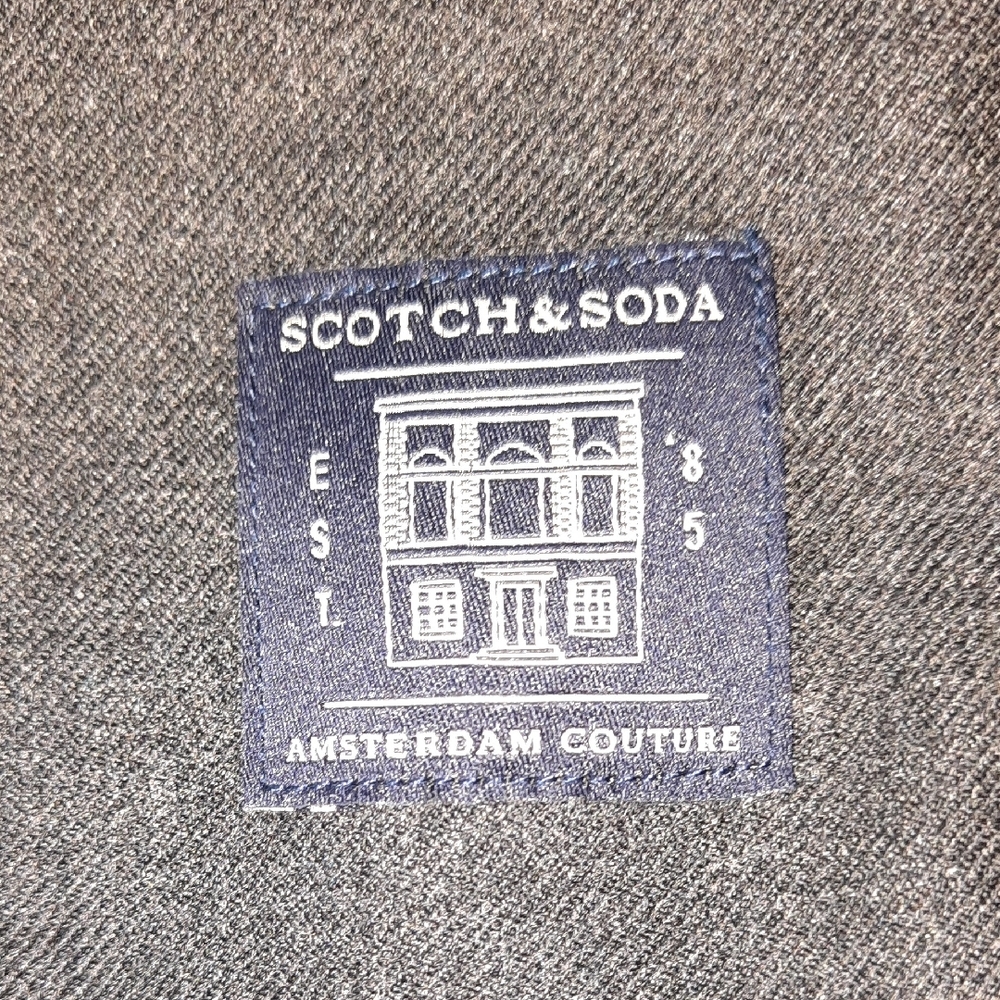 Scotch & Soda Men's Quilted Puffer Jacket - Dark Gray NWOT - Picture 9 of 16